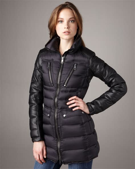 burberry black puffer coat womens|Burberry puffer coat outlet.